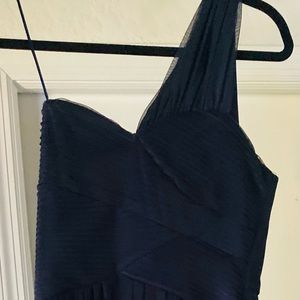 Long elegant max and Cleo dress dark blue